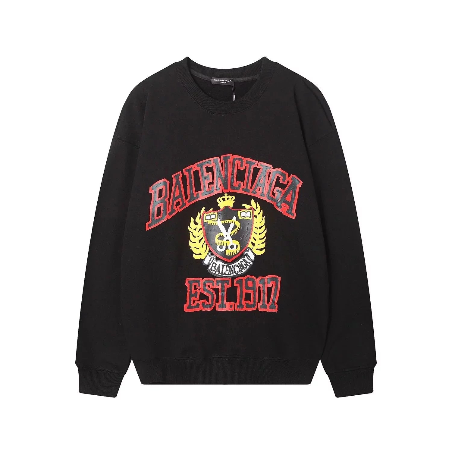 Balenciaga Bitcoin Logo Black Sweatshirt Sweater - 12