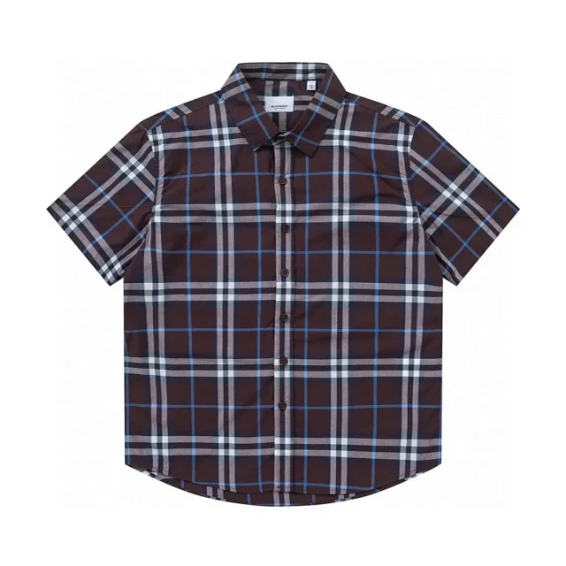 Burberry Shirts Short-Sleeve Check Button-Up Shirt product detail image 24