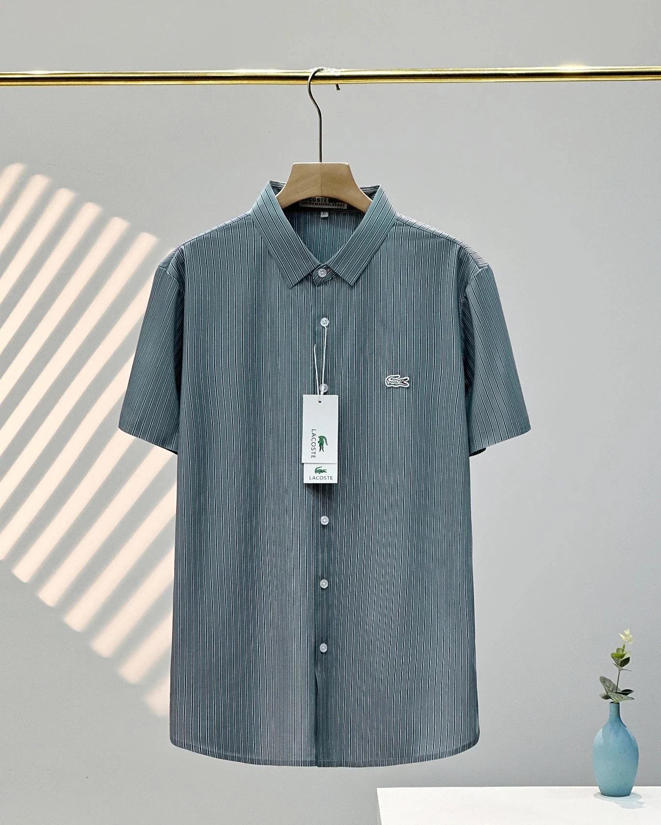 Lacoste Striped Short-Sleeve S