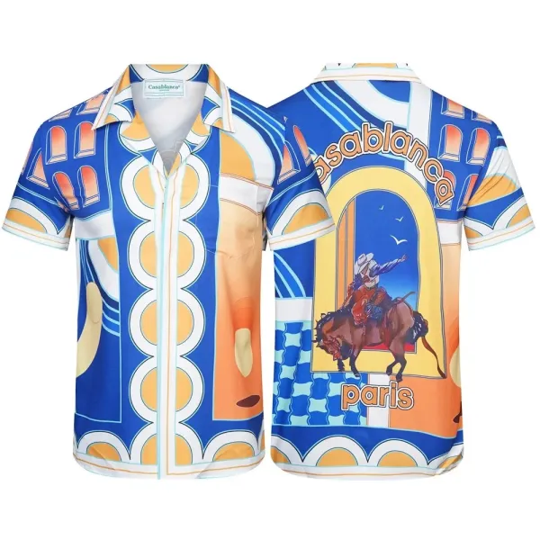 Casablanca Casa Tennis Club White Polo Shirt - 14