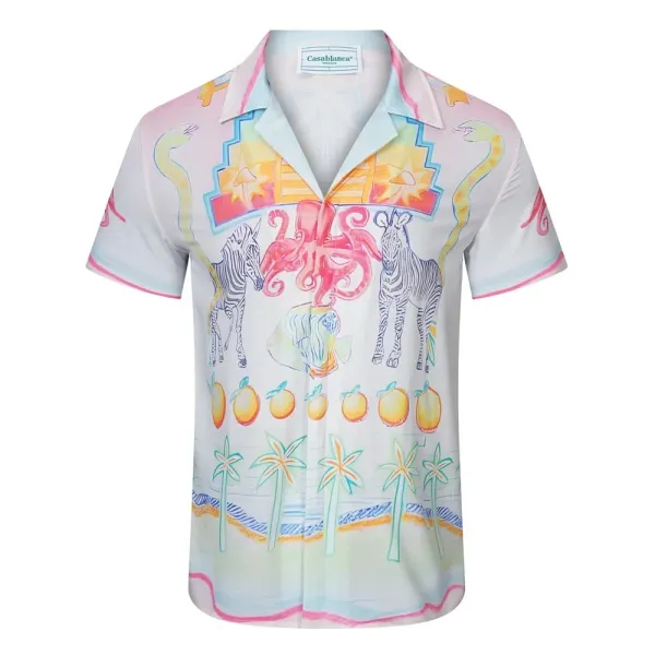 Casablanca Casa Tennis Club White Polo Shirt - 26