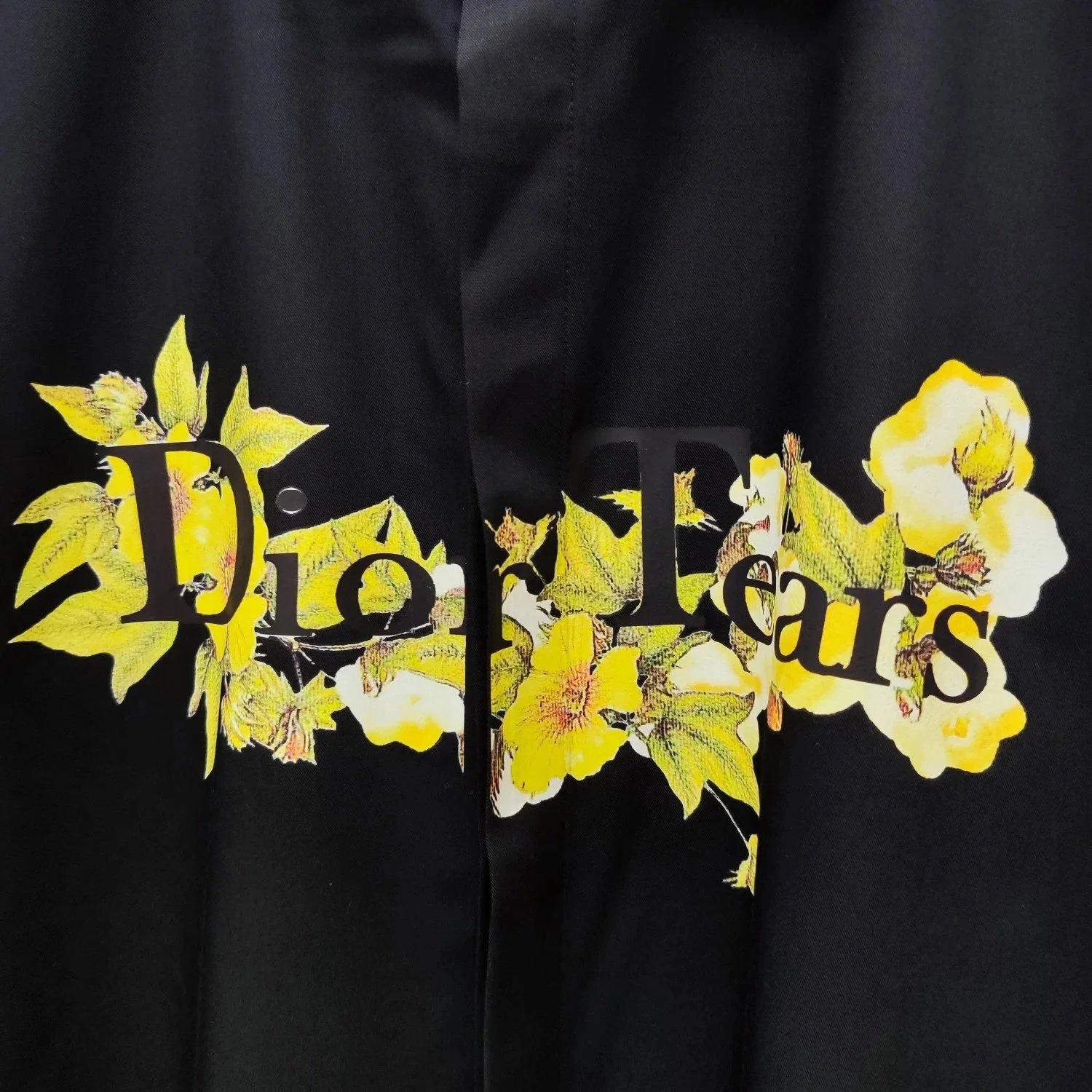 Dior Black Shirt with Turtle Brooch - 14