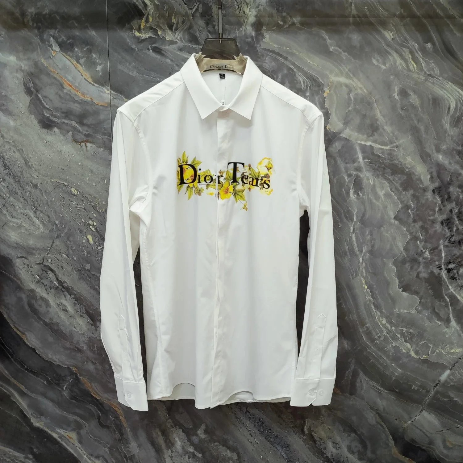 Dior Black Shirt with Turtle Brooch - 18