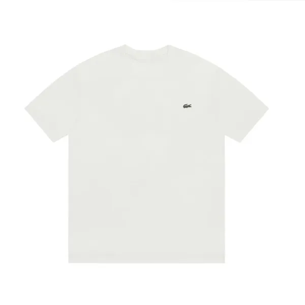 Lacoste Classic Crocodile Logo White T-Shirt - 16