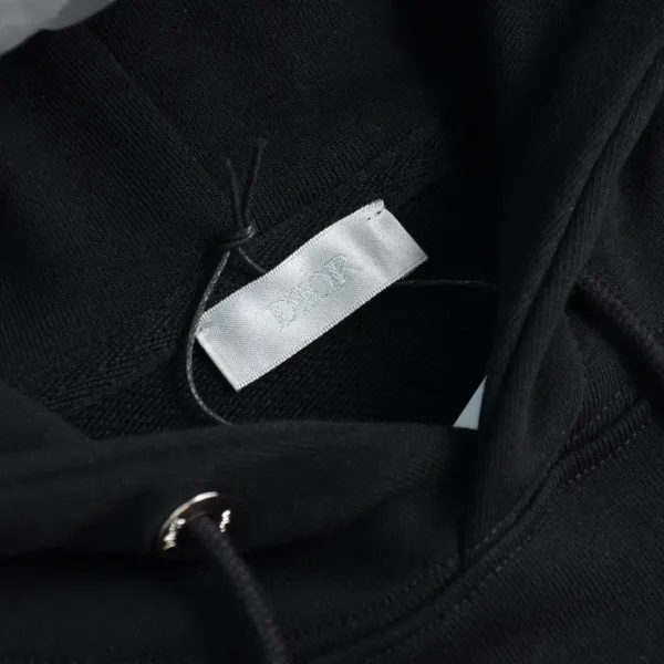 Dior Oblique Stripe Hoodie White - 7