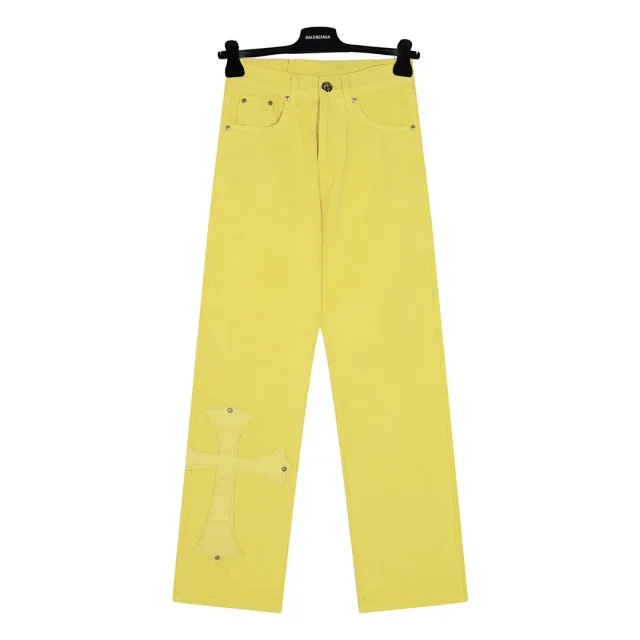 Unbranded Jeans Straight-Leg Cross Appliqué product detail image 23