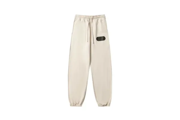 Design Sweatpants Red with Vertical Logo Print - 15