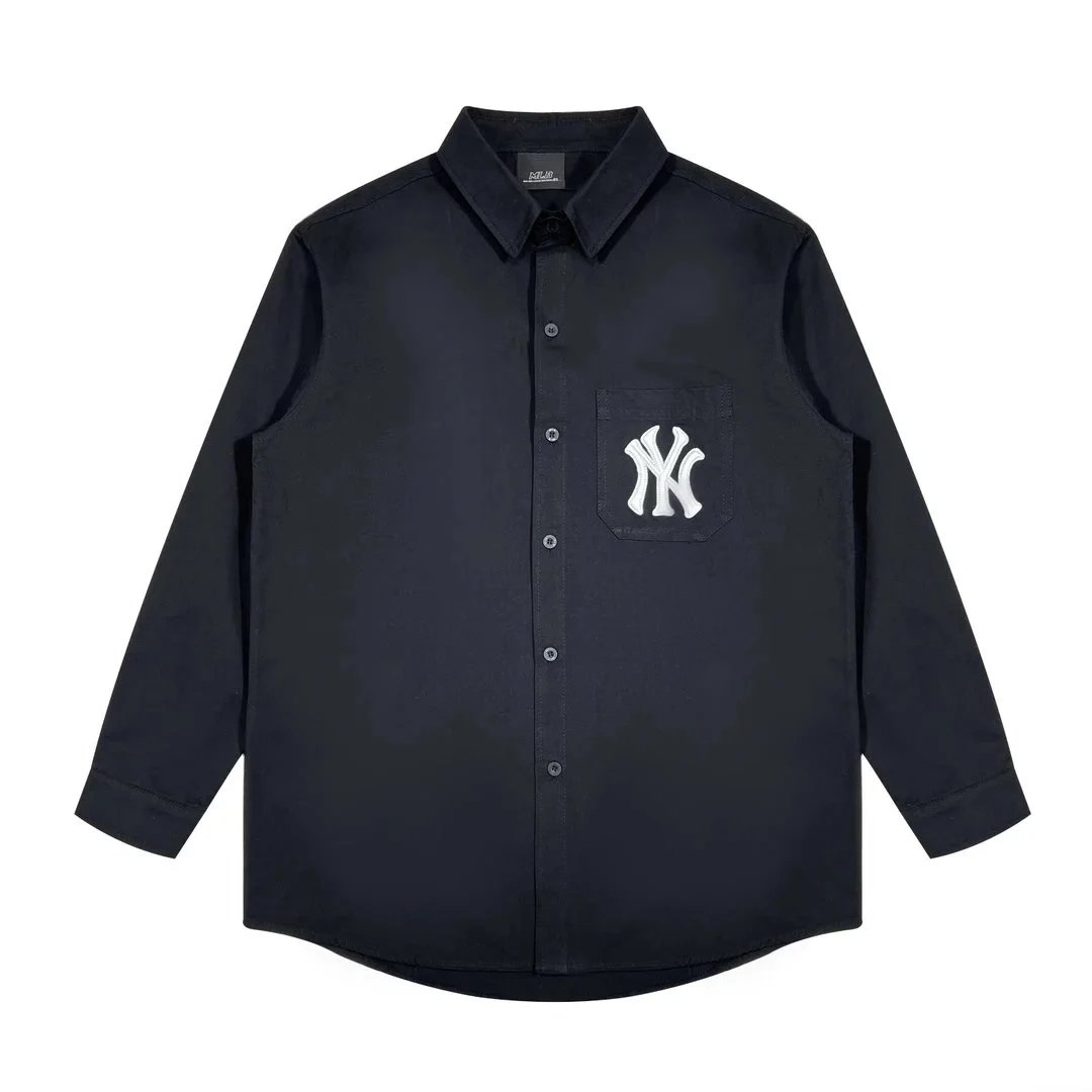 MLB New York Yankees Pocket Logo Shirt Black - 28