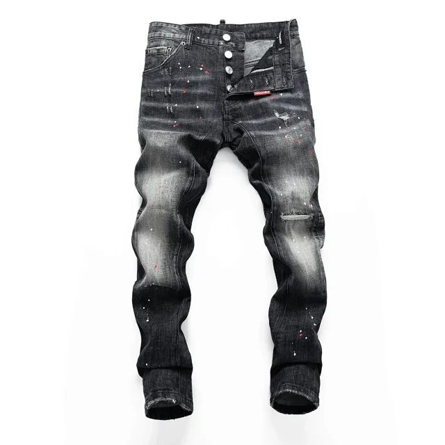 Dsquared2 Jeans Distressed paint-splatter product detail image 13