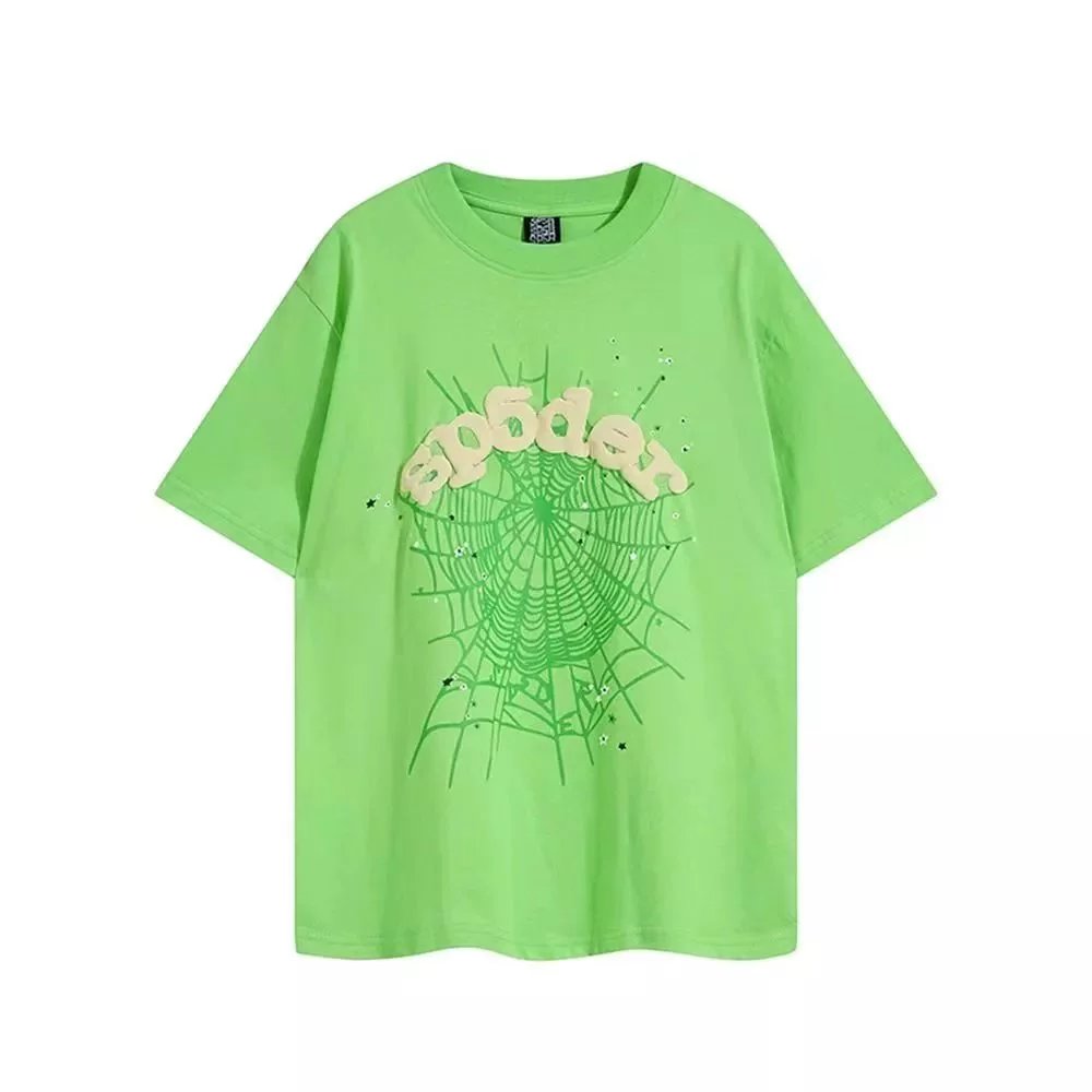 Design Spider Web '655' Graphic T-Shirt Brown - 5