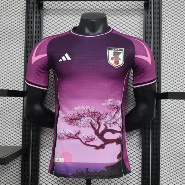 Adidas Japan National Team 2024 Dragon Print Jersey Blue - 16