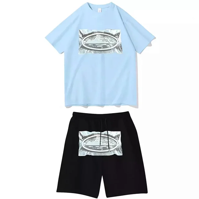 Unbranded Matching Sets Graphic-print T-shirt and shorts set product detail image 13