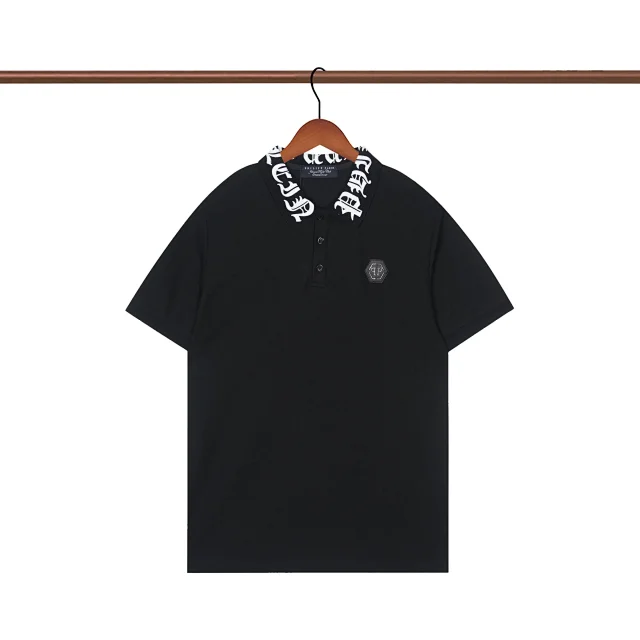 Versace Shirts Short-Sleeve Logo Polo Shirt product detail image 13
