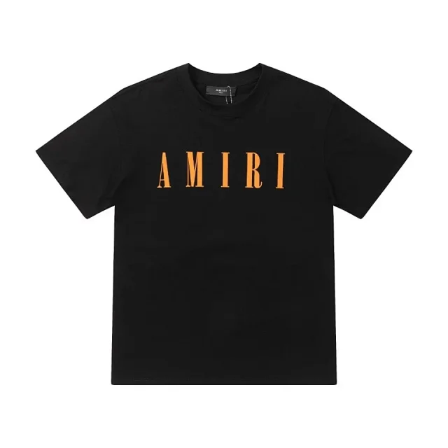 AMIRI T-Shirts Short-Sleeve Crew-Neck Logo-Print product detail image 13