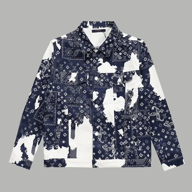 Louis Vuitton Jackets Monogram denim trucker jacket product detail image 12