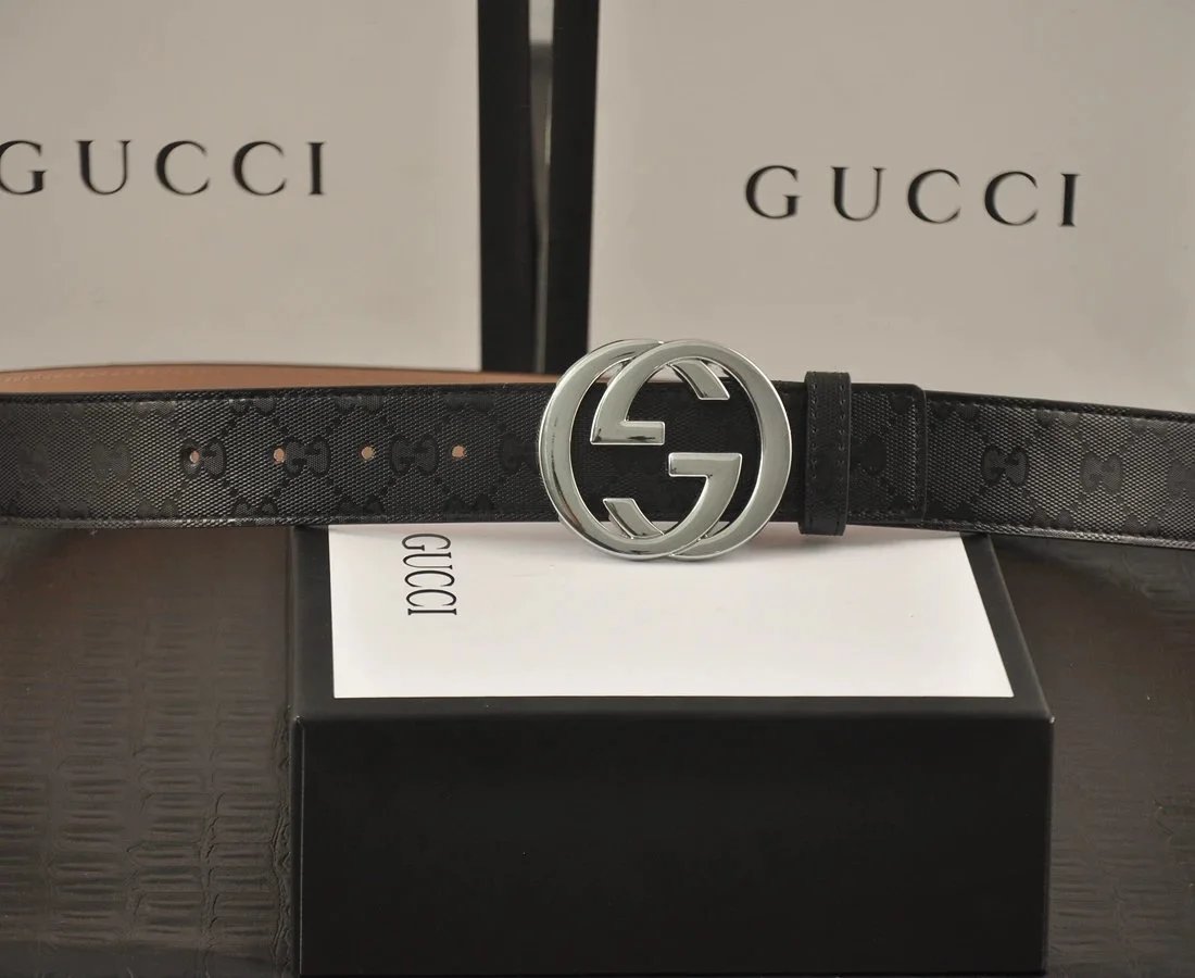 Gucci GG Marmont Snake Buckle Belt Black - 4