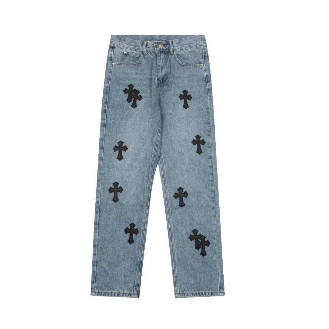 Chrome Hearts Cross Patch Jean