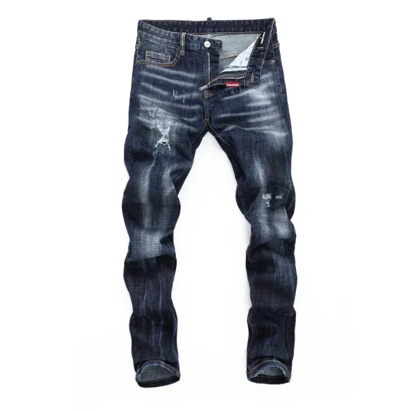 Dsquared2 Distressed Bleach-Splatter Denim Jeans - 17