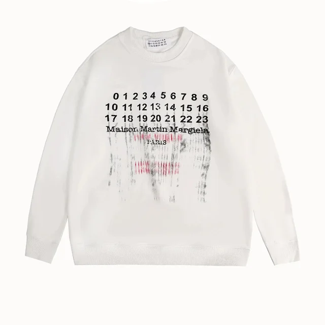 Maison Margiela Hoodies & Sweatshirts Graphic Crewneck Sweatshirt product detail image 12