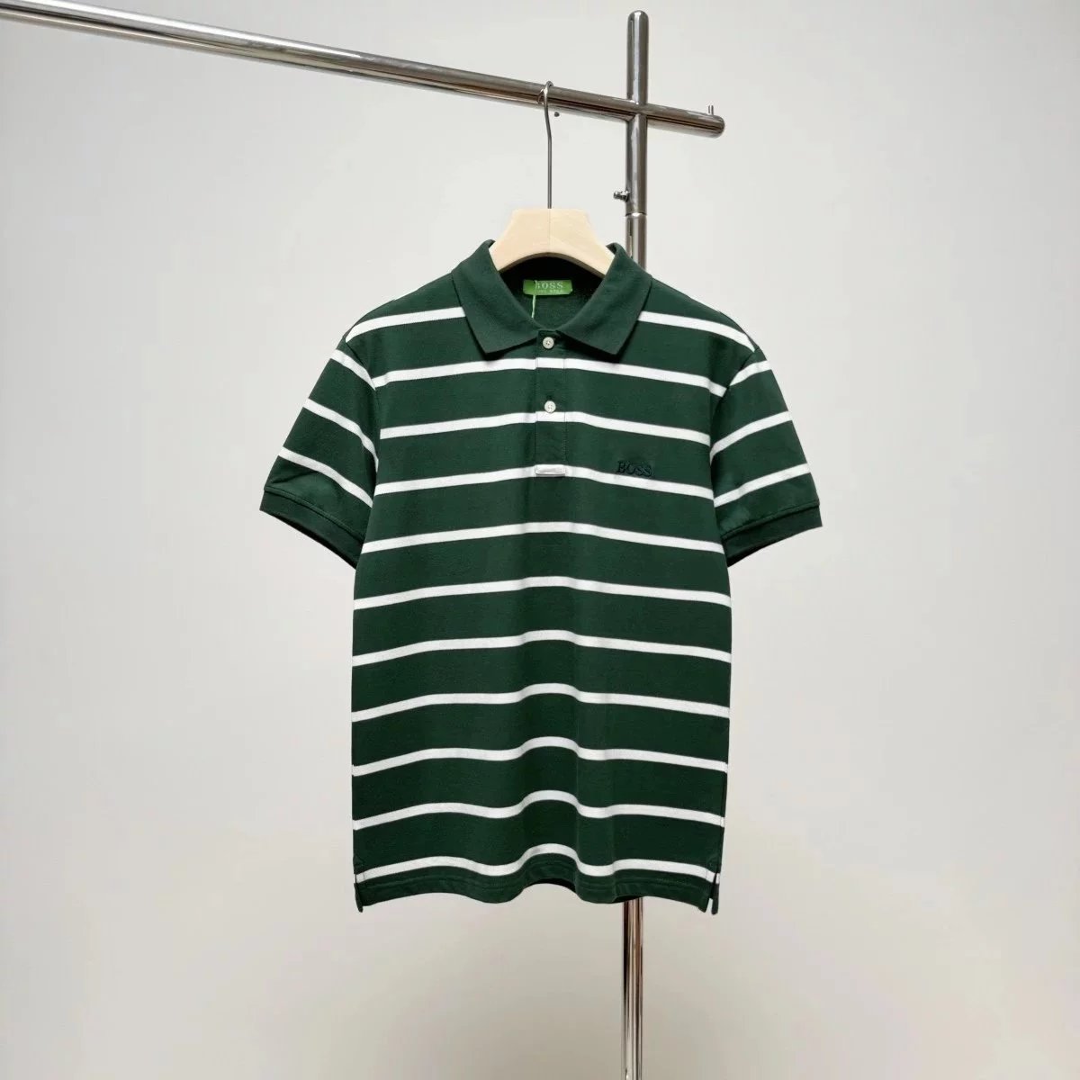 Hugo Boss Logo Polo Black with Yellow Trim Polo - 15
