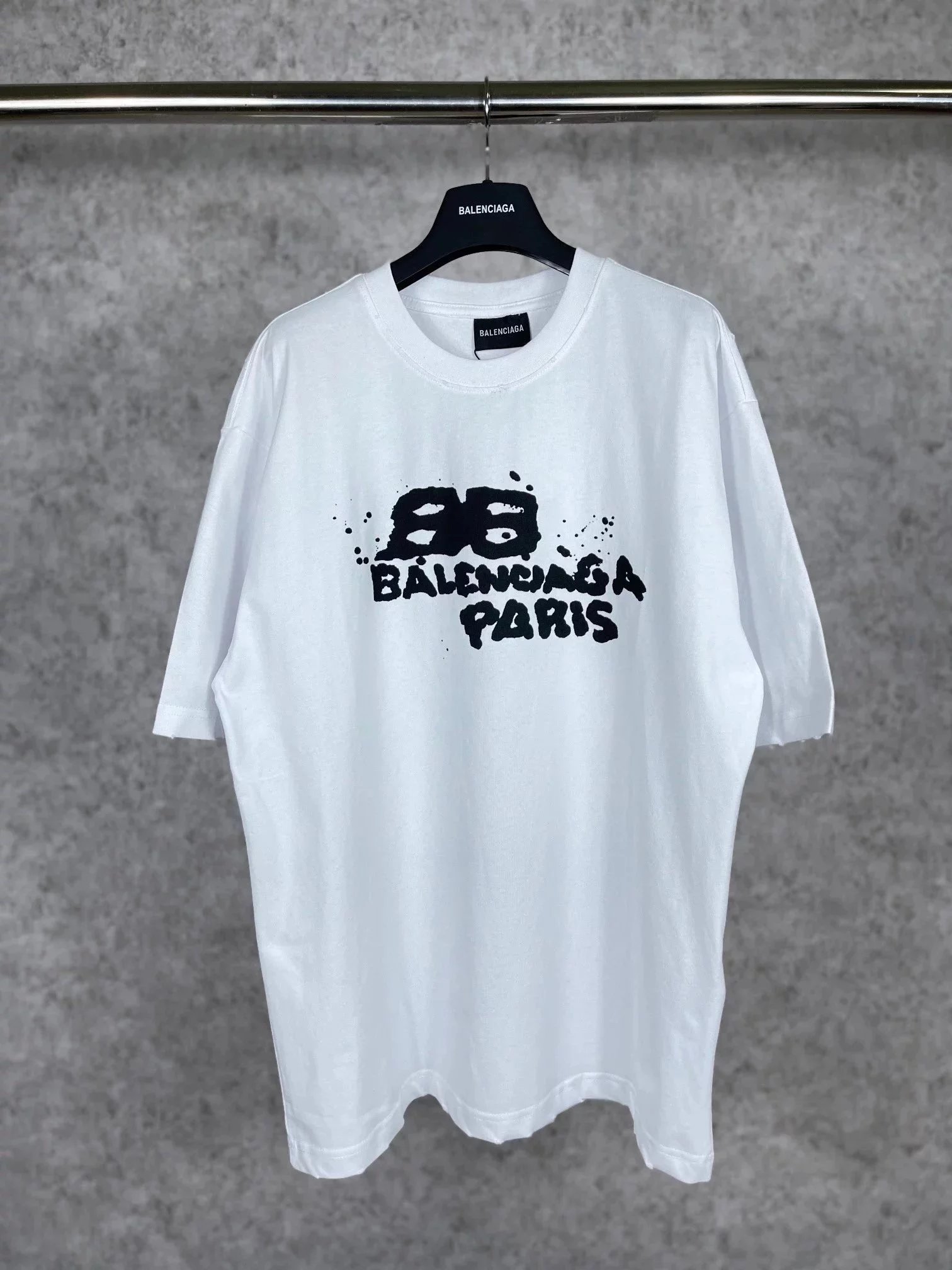 Balenciaga Logo Print Black Long-Sleeve T-Shirt - 8