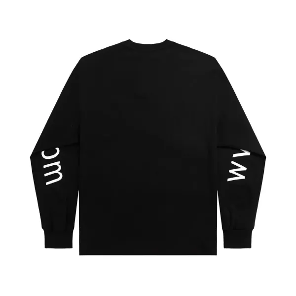 Design Loading Circle Long Sleeve T-Shirt White - 4