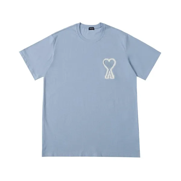 Comme des Garçons Play Heart Logo Gray T-Shirt - 14