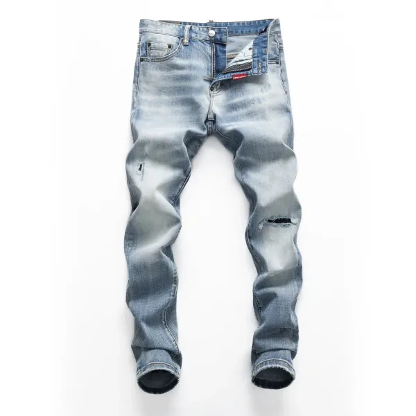 Dsquared2 Distressed Bleach-Splatter Denim Jeans - 26