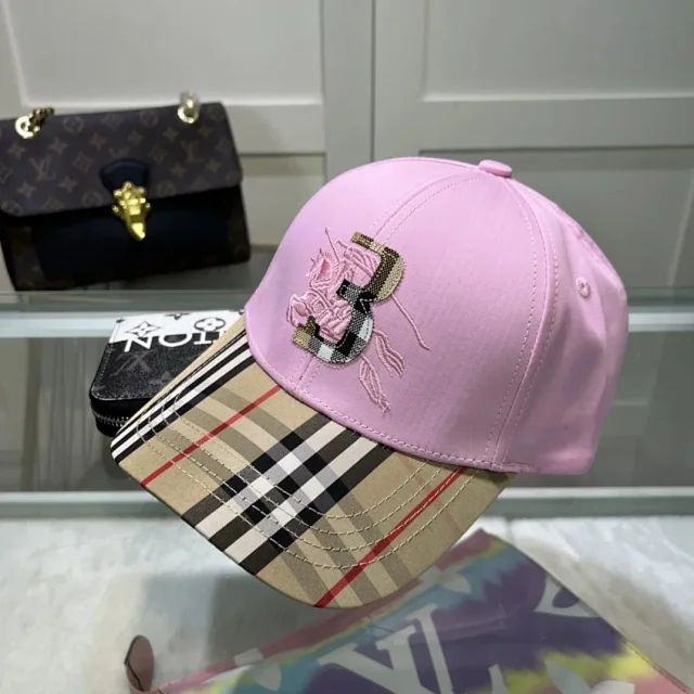 Burberry Hats Baseball Cap with Embroidered Logo or Equestrian Knight Emblem product detail image 25