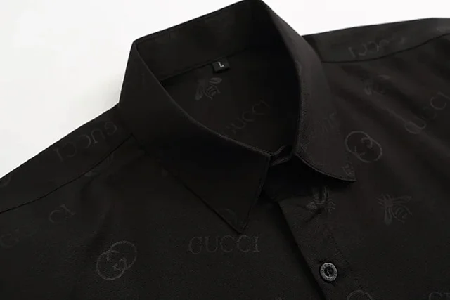Gucci Shirts Printed Button-Up Shirt product detail image 8