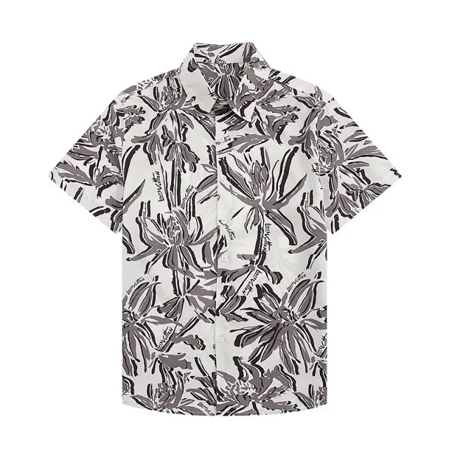 Unbranded Matching Sets Short-Sleeve Printed Shirt and Drawstring Shorts Set product detail image 18