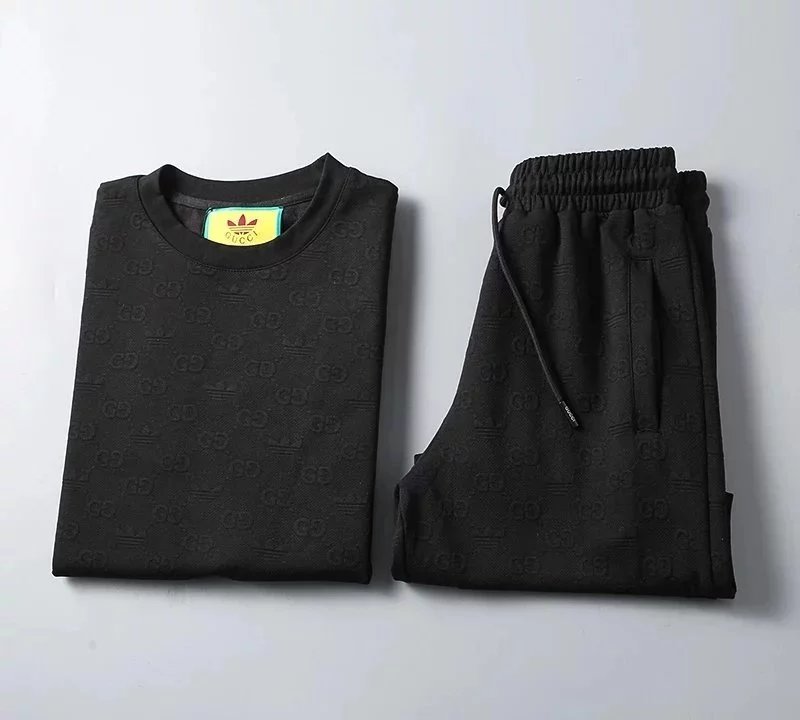 Louis Vuitton Monogram All-Over Black T-Shirt and Shorts Set - 3