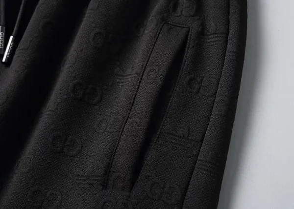 Louis Vuitton Monogram All-Over Black T-Shirt and Shorts Set - 11