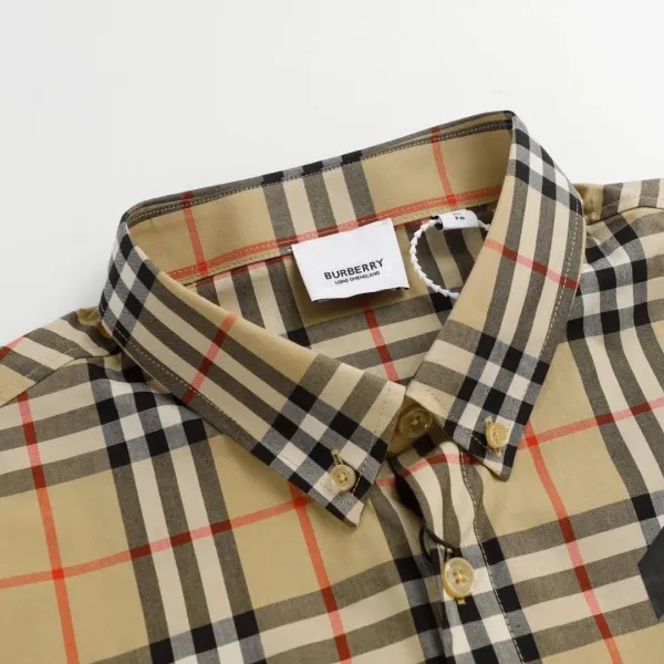 Burberry Classic Check Shirt Beige Multicolor Shirt - 5