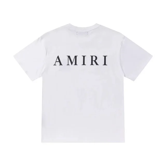 AMIRI T-Shirts Short-Sleeve Crew-Neck Logo-Print product detail image 17