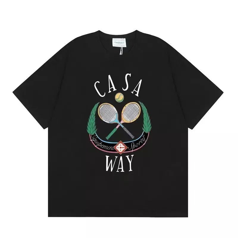 Casablanca Casa Blanca Heart Logo Oversized T-Shirt White T-Shirts - 13
