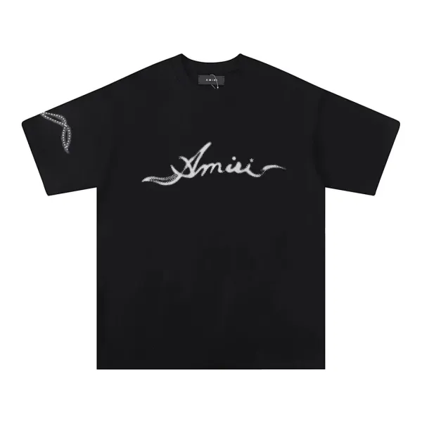Amiri Logo Graphic Black T-Shirt - 21