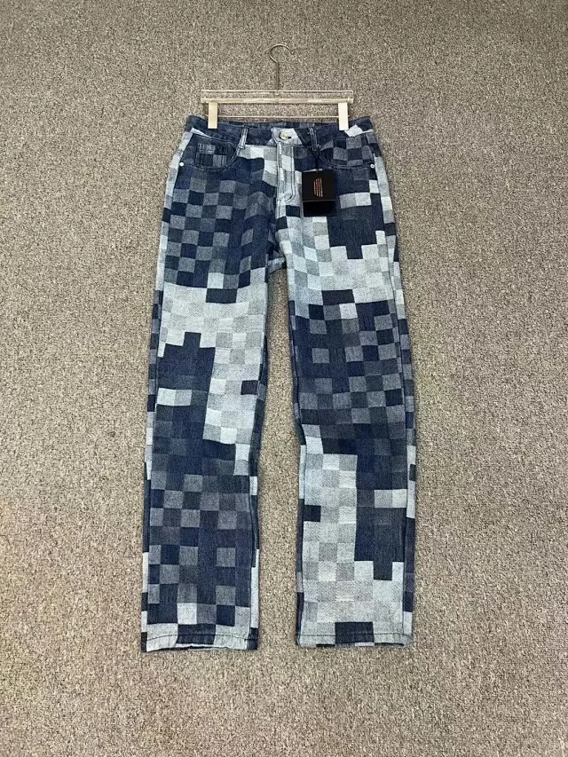 Louis Vuitton Jeans Logo Patch Straight-Leg product detail image 28