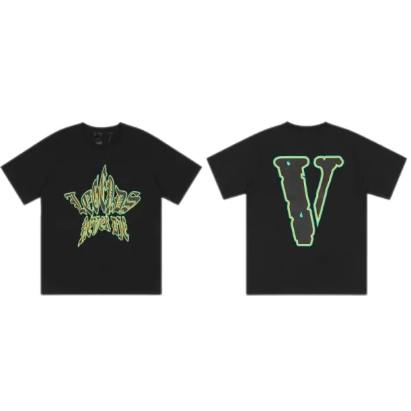 Off-White Friends Plaid Print Black T-Shirt - 9