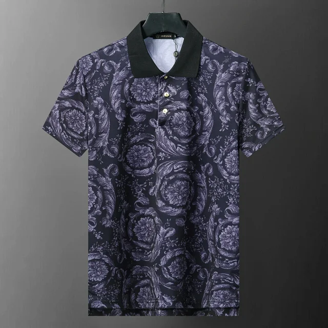 Versace Shirts Short-Sleeve Logo Polo Shirt product detail image 22