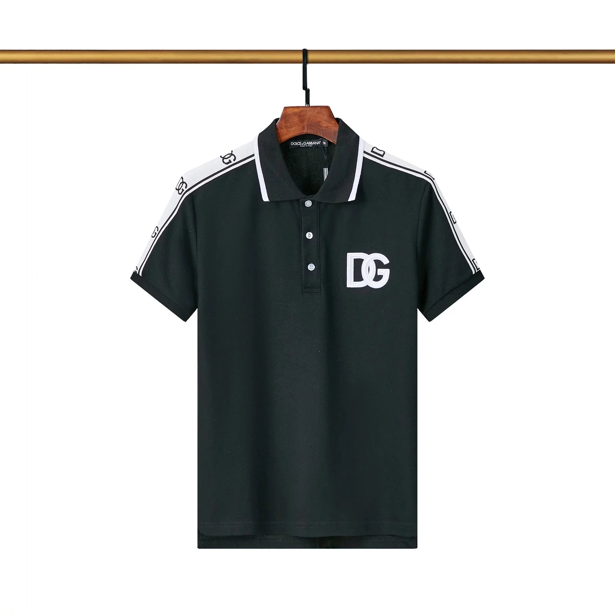 Dolce & Gabbana Heart DG Logo White Polo Shirt - 25