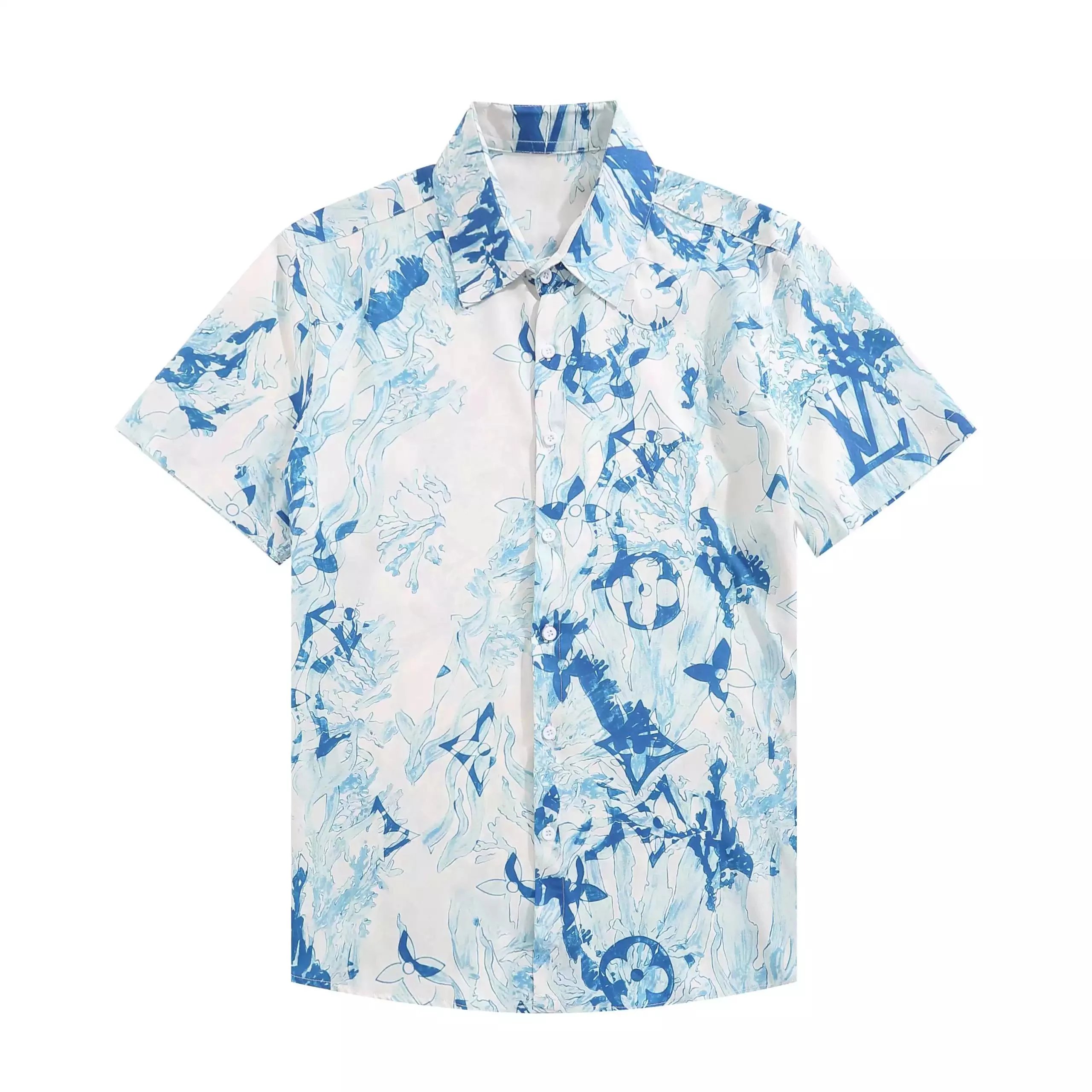 Design Checkerboard Print Short-Sleeve Shirt and Shorts Set Multicolor - 16