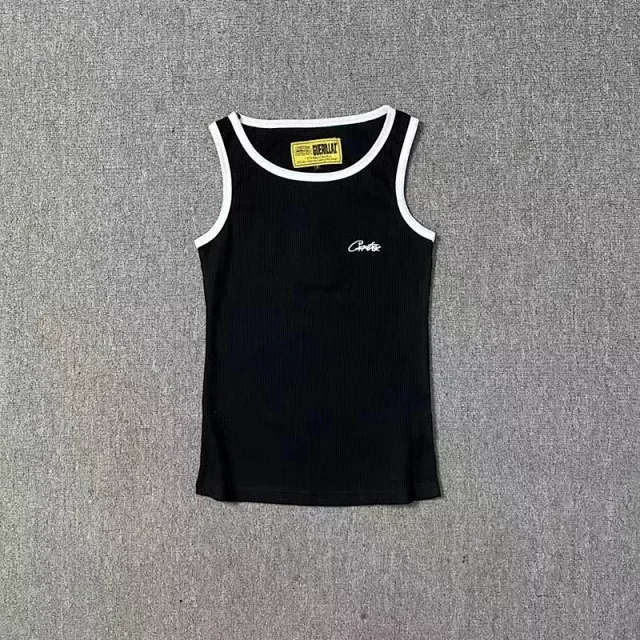 Corteiz Vests Ribbed tank top with oval graphic product detail image 13