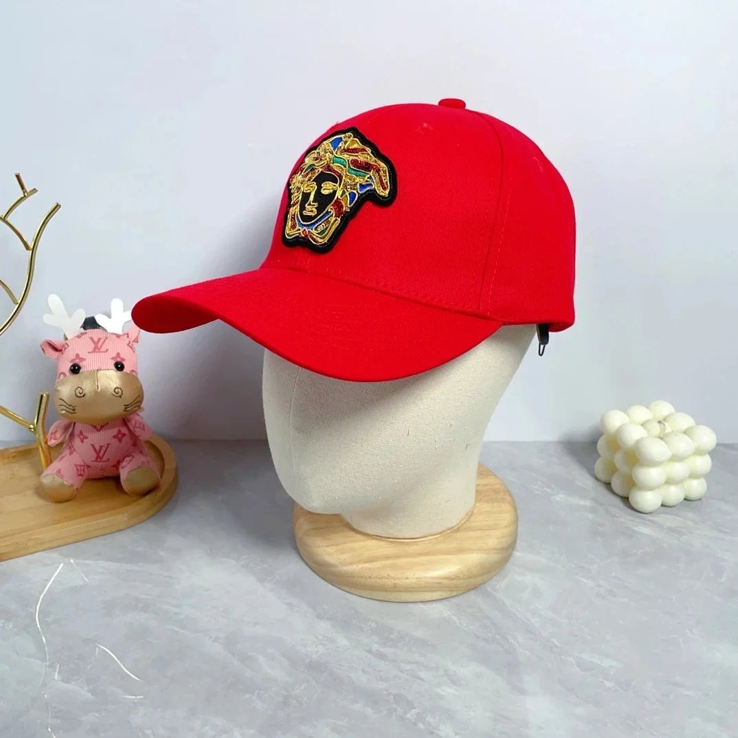 Unbranded Hats Baseball Cap with Embroidered Medusa-Style Patch image 5