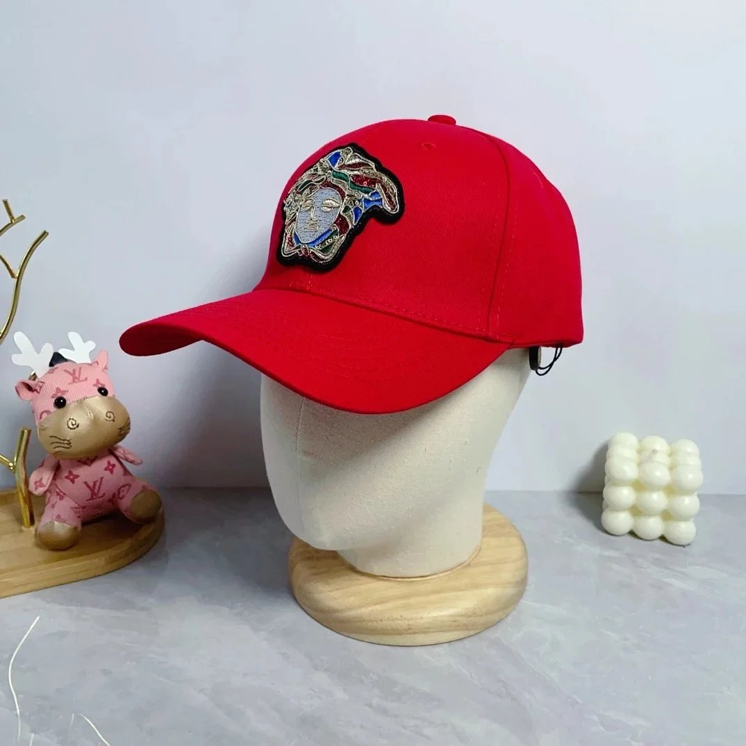 Unbranded Hats Baseball Cap with Embroidered Medusa-Style Patch image 11
