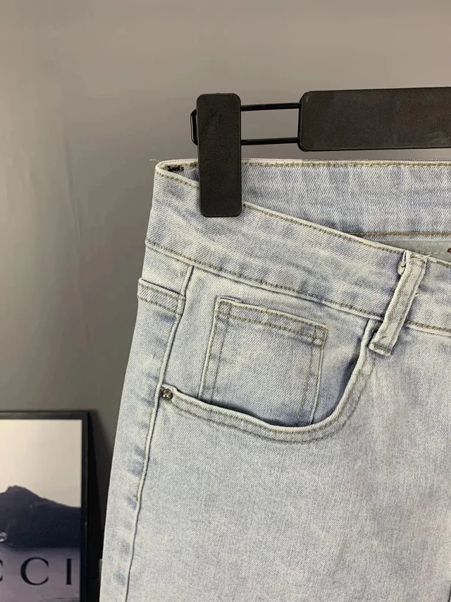 Loewe Jeans Straight-Leg Anagram Print product detail image 3