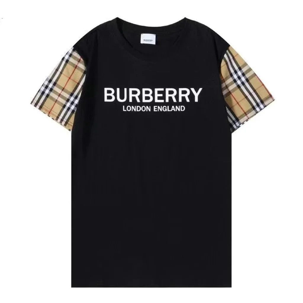 Burberry Logo Patch T-Shirt Black - 4