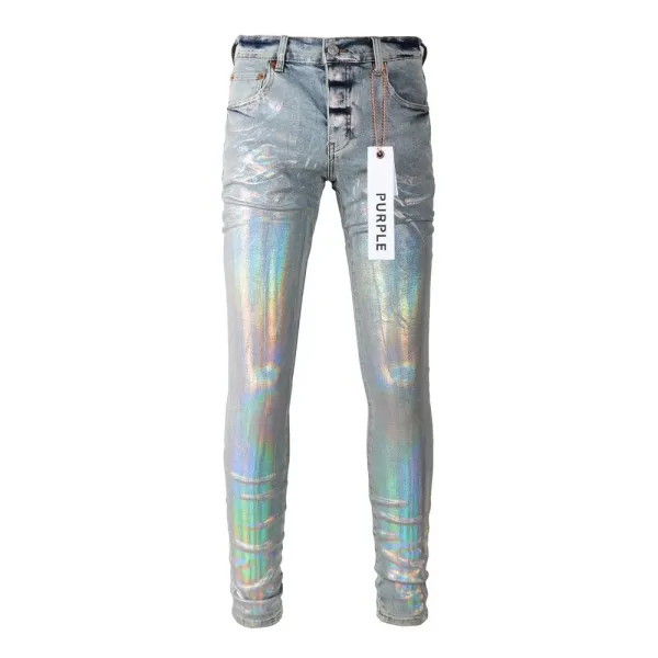 Purple Brand Holographic Denim Jeans - 34