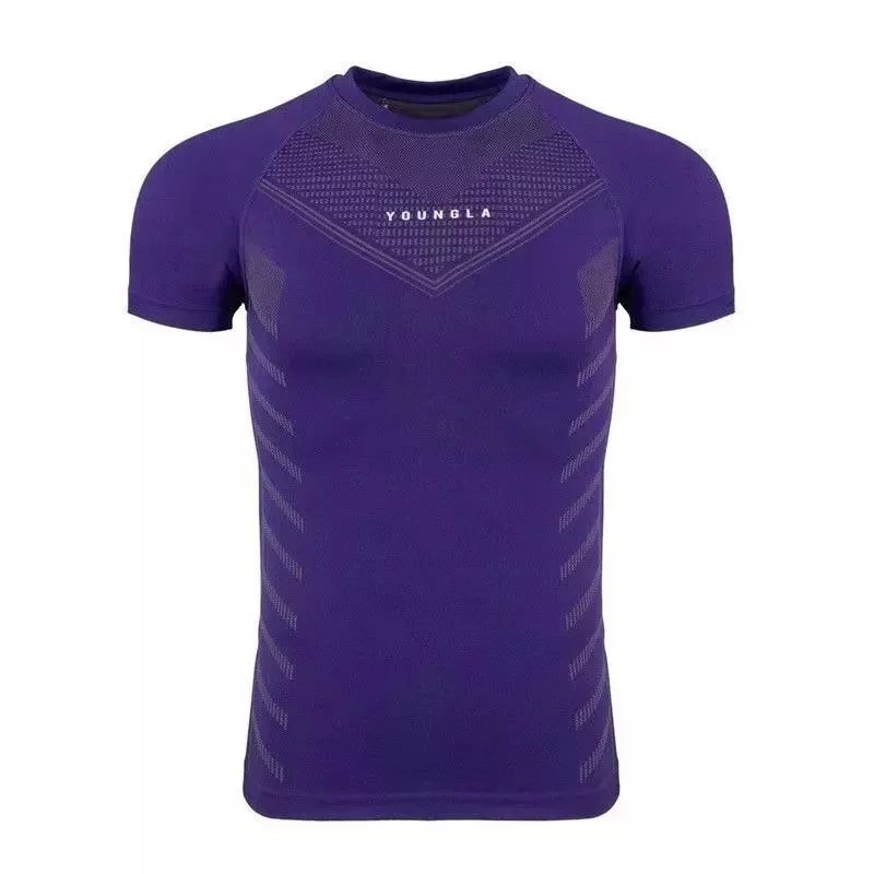 Design YOUNGLA Performance Mesh Base Layer Black T-Shirt Base Layer - 6