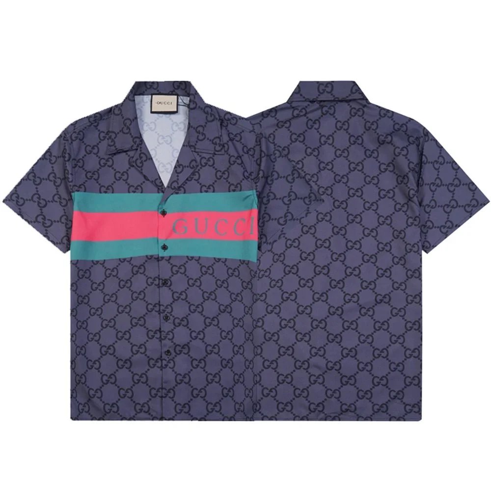 Gucci Floral Print Short-Sleeve Shirt Multicolor - 13
